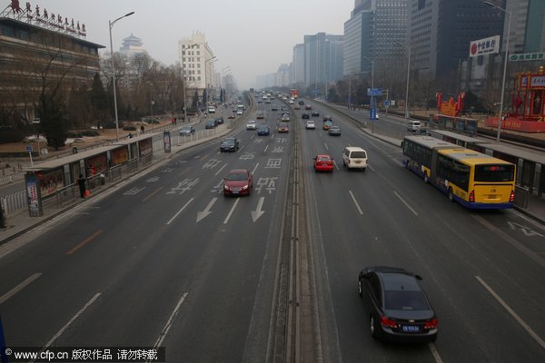 Crowded Beijing relieved by holiday exodus