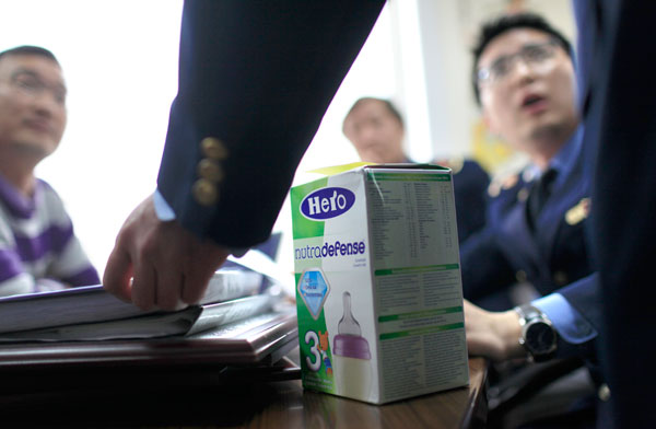 Foreign baby formula off shelves