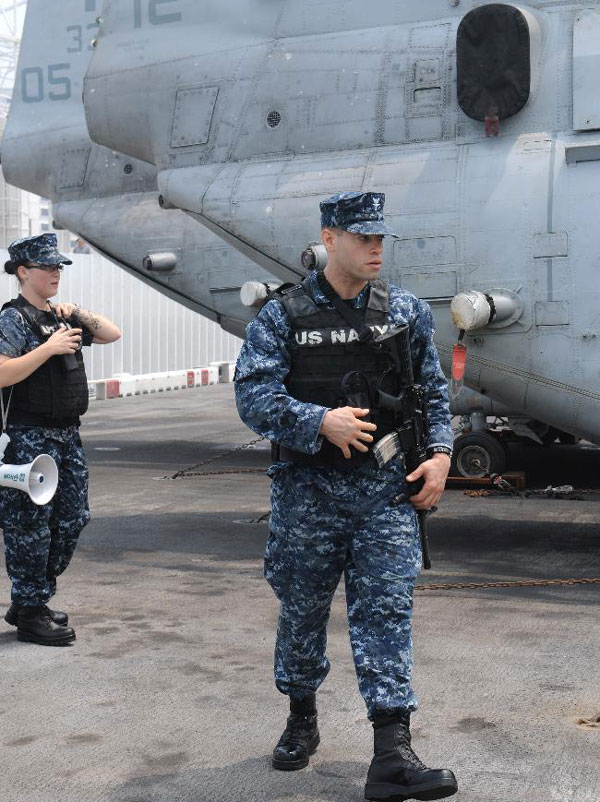 US naval ships make port call in Hong Kong