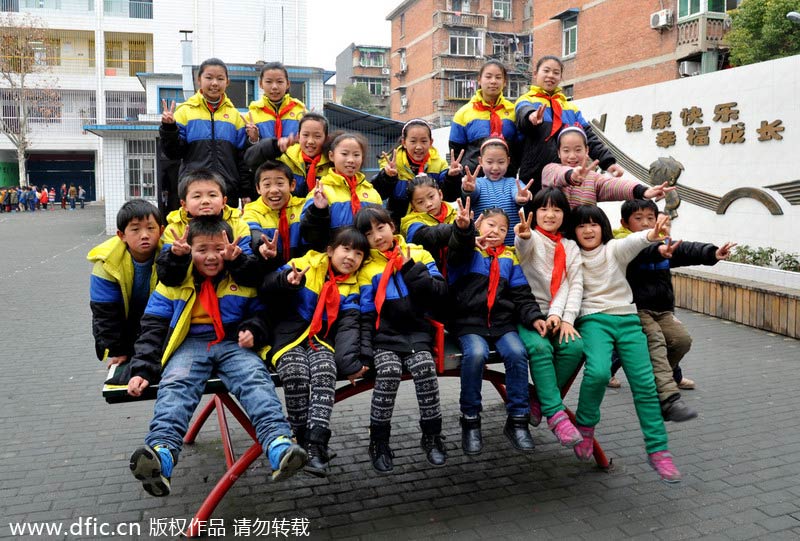 Ten sets of twins in one school in C China