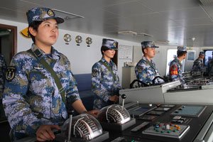 PLA Honor Guard debuts female members