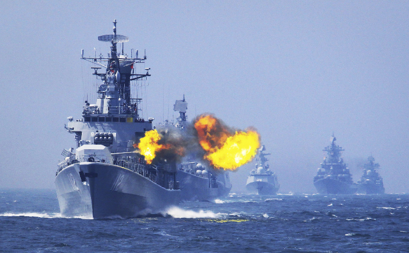 Joint drills boost Chinese navy