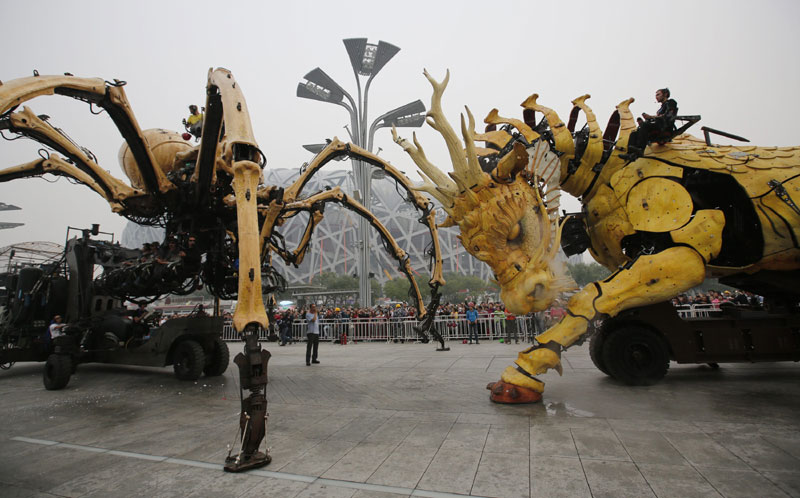 Riding a French dragon in Beijing