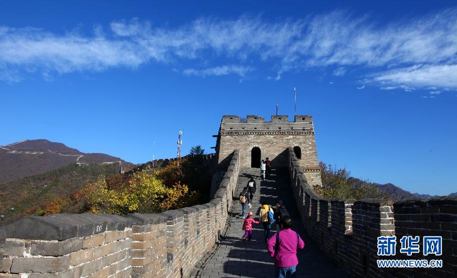 Beijingers see blue sky again after smoggy days