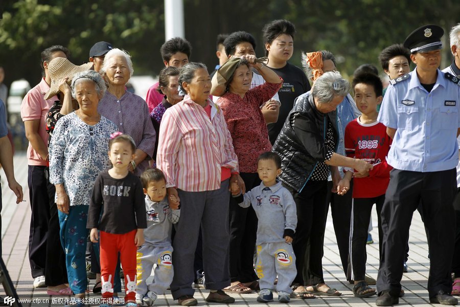 In photos: Group watching