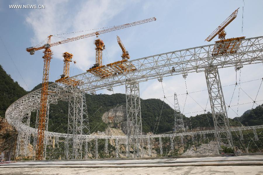 World's largest radio telescope being built