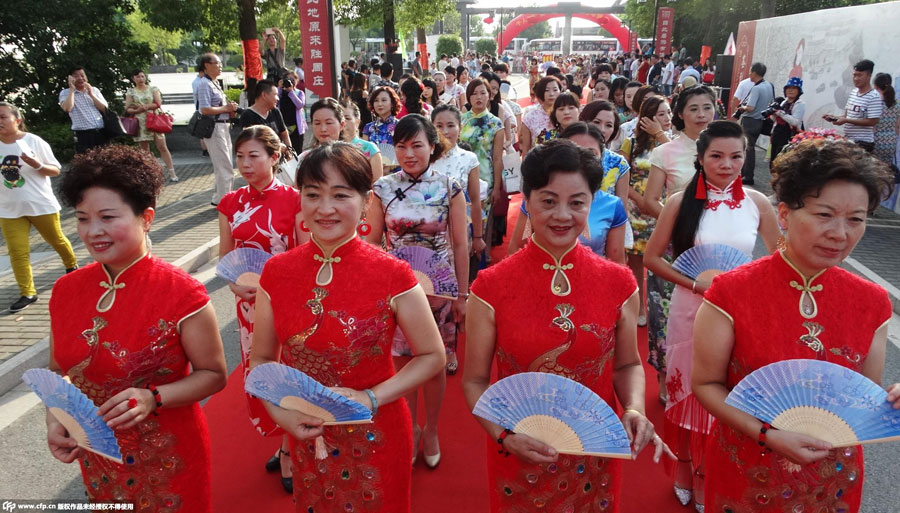 1,000 Cheongsam beauties celebrate 2,500-year-old Yangzhou