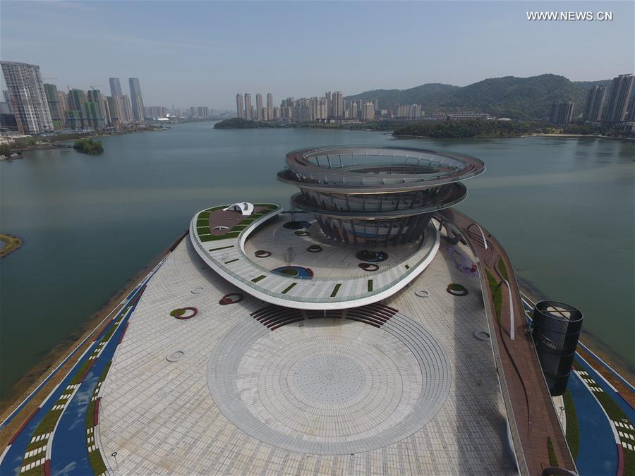 Spiral sightseeing platform a new landmark in Changsha