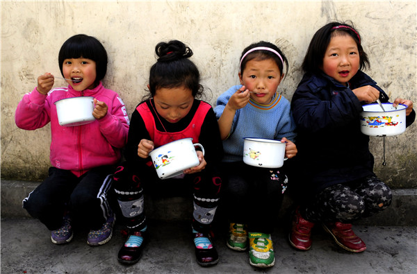 Providing food for thought in China's rural schools