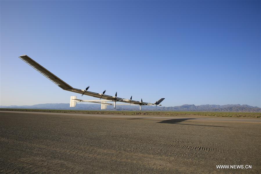 Fly high: Chinese solar drone 'Rainbow' reaches near space