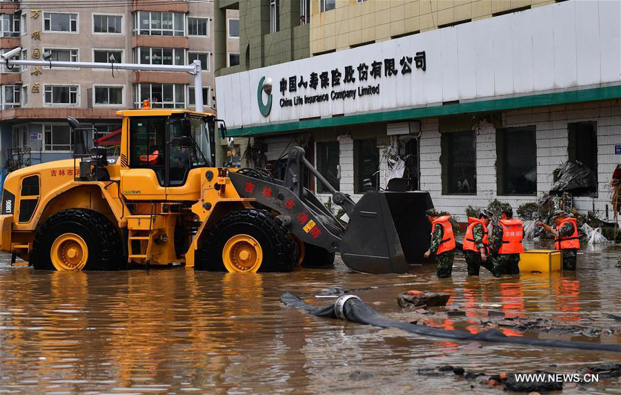 75,000 people relocated in rain-ravaged NE China county