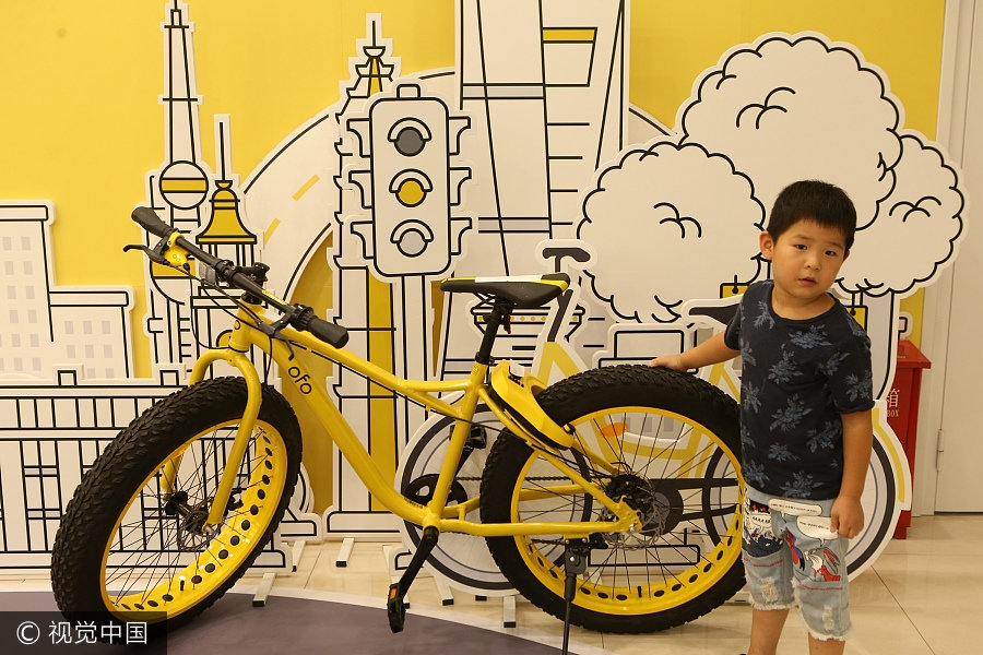 Ofo-themed post office opens in Shanghai