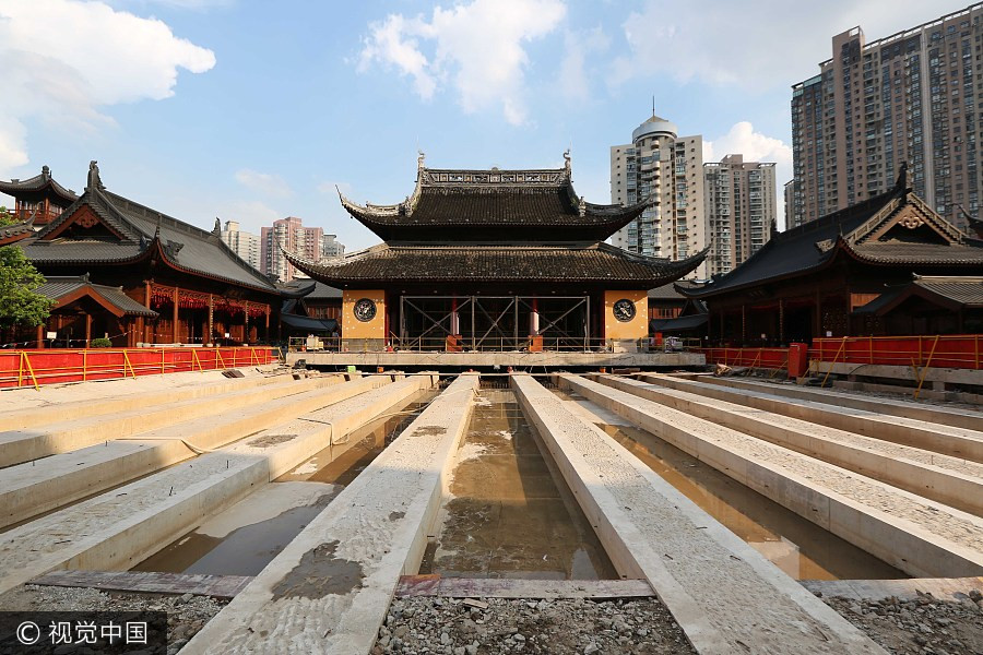 Historic temple all set for its 30-meter move