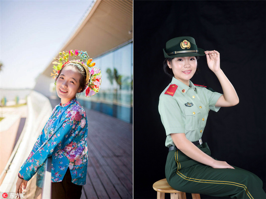 Coming-of-age: Females turn tough soldiers after military service