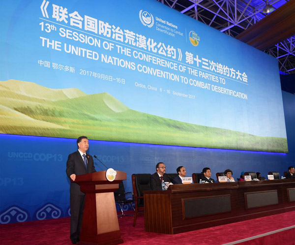 President says battle against desertification still a priority