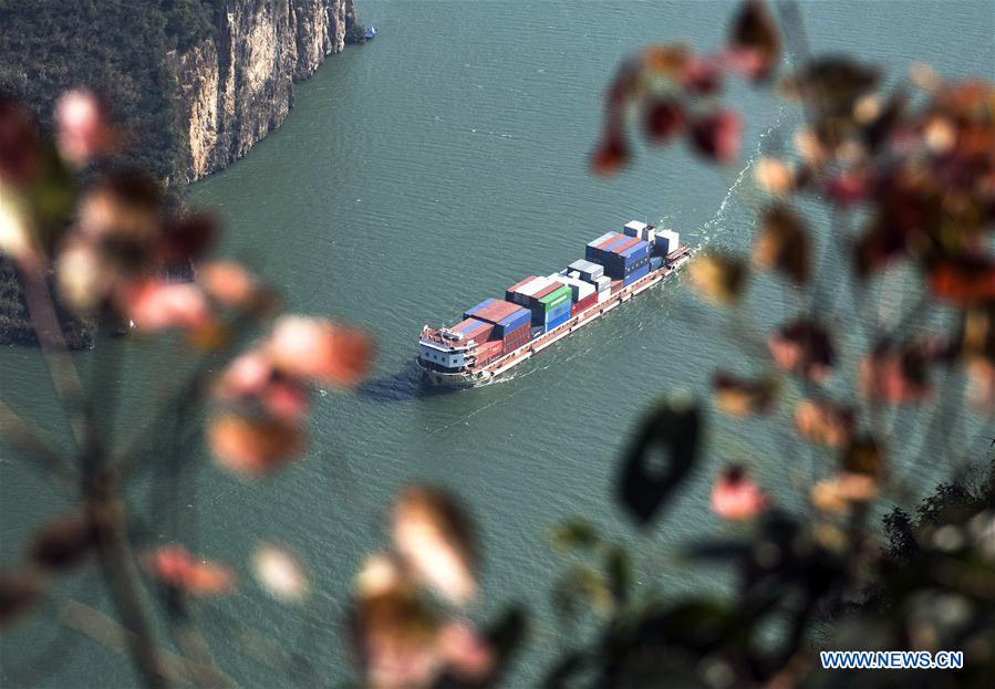 Scenery of Three Gorges in Central China