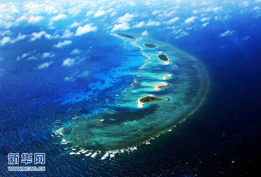 Amazing aerial photos of China's Xisha Islands