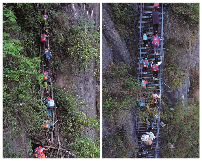 Un chemin des écoliers vertigineux mais moins risqué