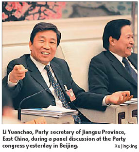 Environment tops Jiangsu priorities