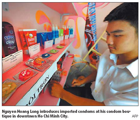 Boutique makes condom sales go up