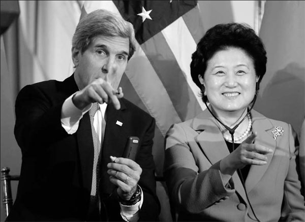 Liu, Kerry meet in Washington