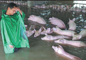 On the front lines of china's flood battle