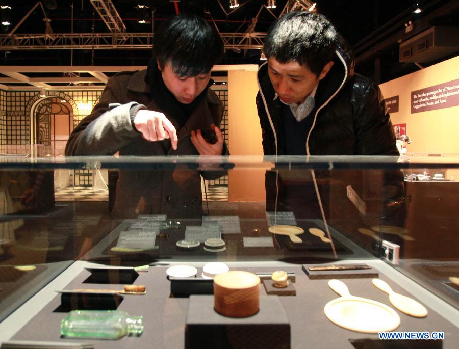 Titanic artifacts showcased in Shanghai