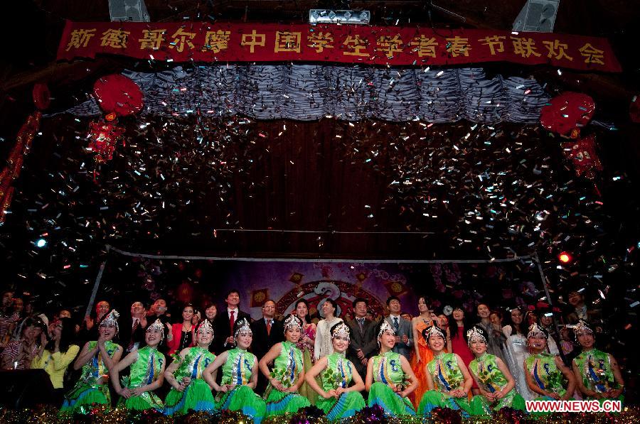 Chinese students in Sweden celebrate Spring Festival