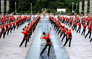 Martial arts festival held in NW China