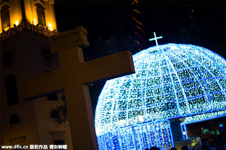 Macao Light Festival delights visitors