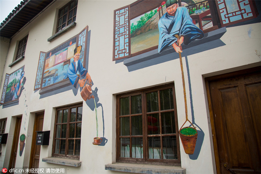 Hangzhou turns old alley into a modern love park