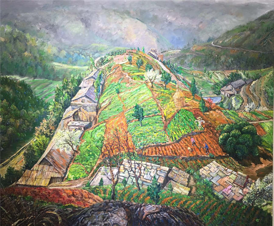 Chongqing farmer becomes oil painting master