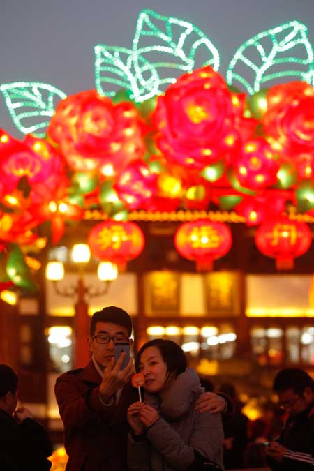 Vigor of dragon and horse at Yuyuan Garden