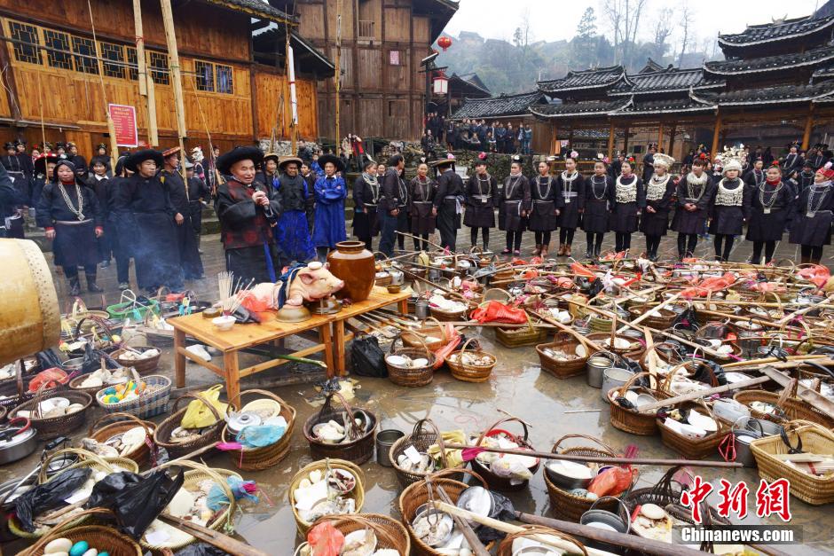 Bridge Worship Festival in Taijiang, SW China