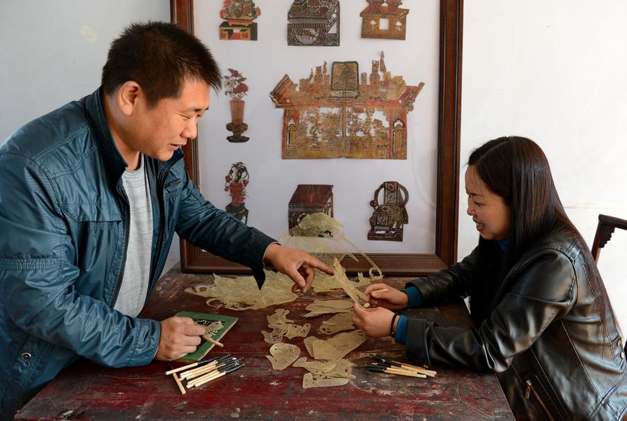 Shadow puppet studio in Hebei