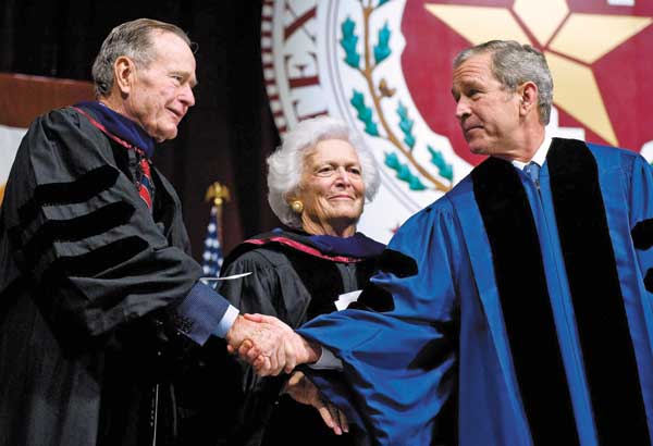 George W. Bush writes book about dad