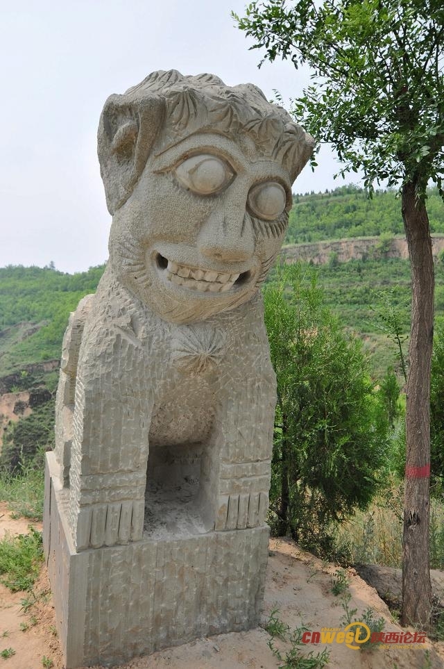 Shaanxi stone lions find fans online