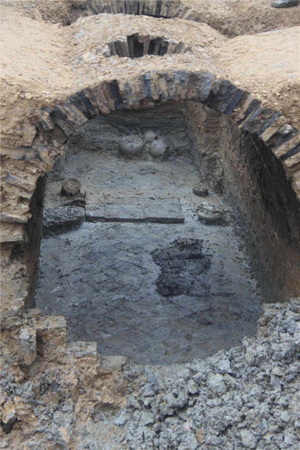 Ancient tomb from Six Dynasties discovered in Jiangxi