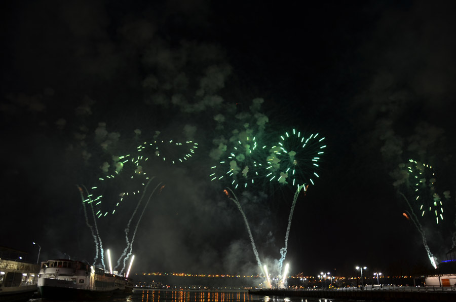 Spring Festival fireworks in New York City