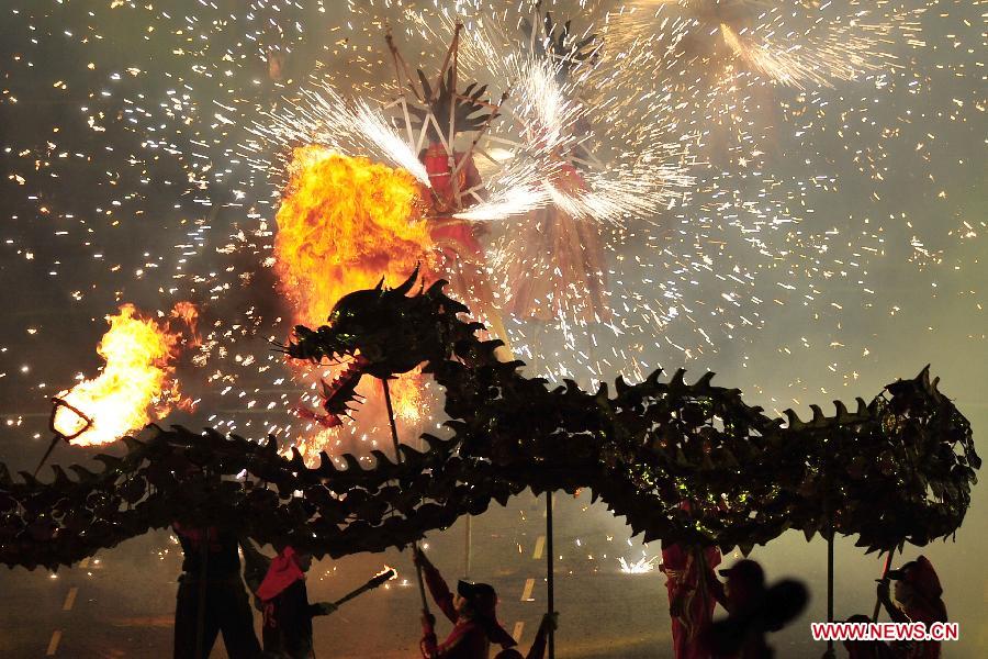 Chingay Parade held to celebrate Chinese New Year in Singapore