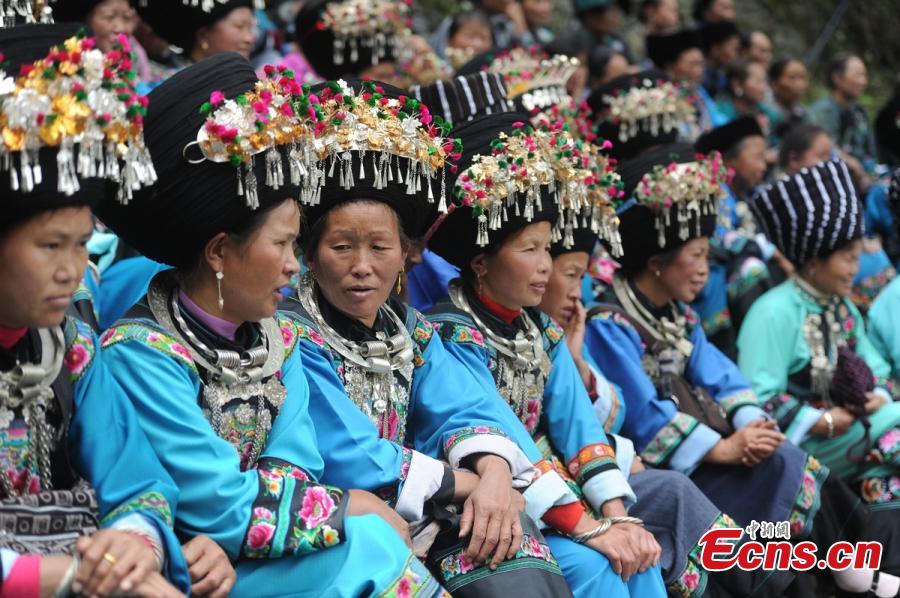 Miao ethnic group celebrates folk festival