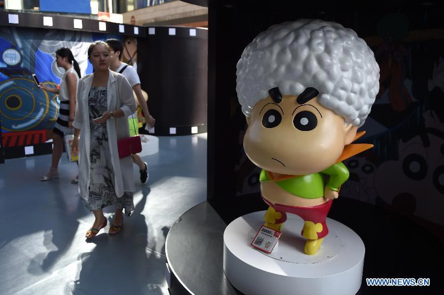 Crayon Shin-chan Cartoon exhibition held in NE China