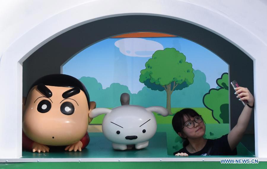 Crayon Shin-chan Cartoon exhibition held in NE China