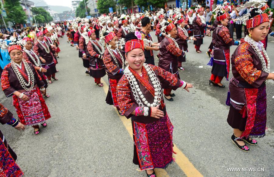 Yang'esha Cultural Festival marked in SW China's Guizhou