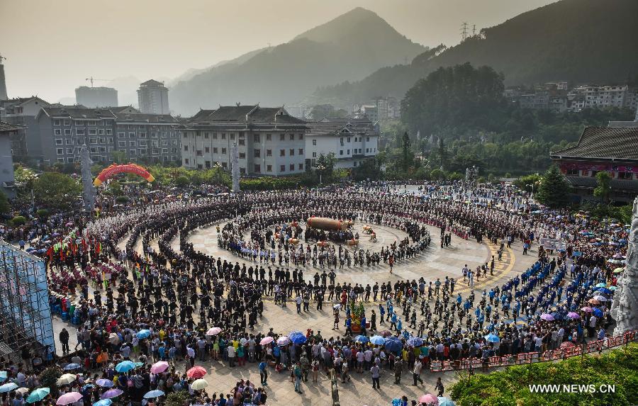 Yang'esha Cultural Festival marked in SW China's Guizhou