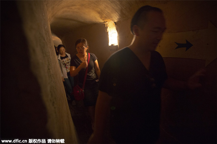 Beijing's tunnel network where troops, peasants fought Japanese army