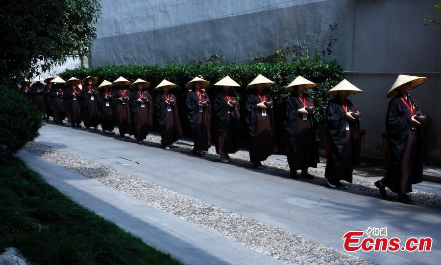 Buddhist devotees go in search of spiritual balance on retreat