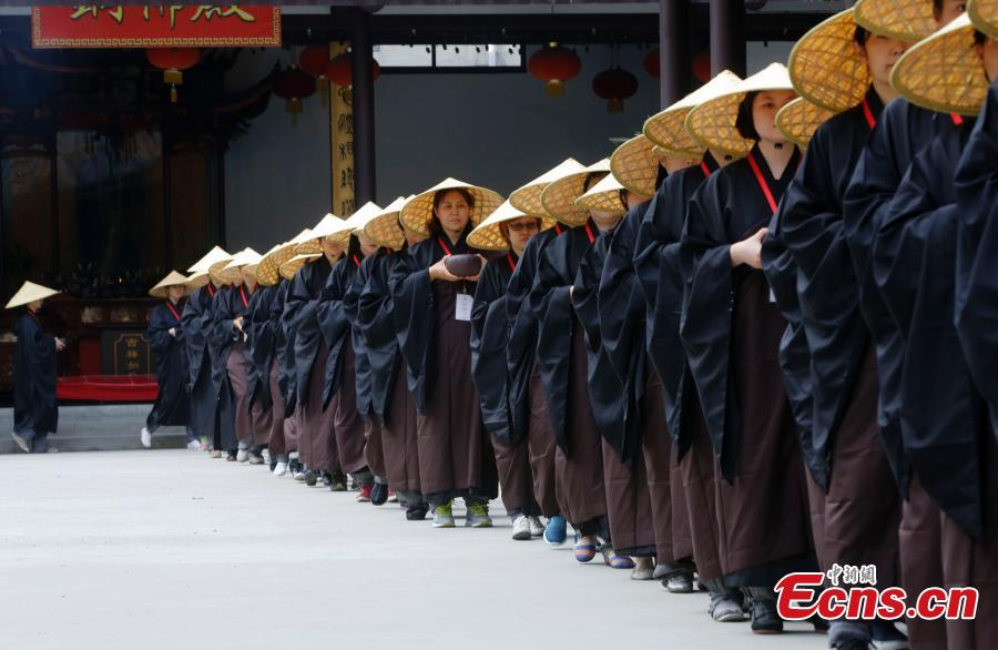 Buddhist devotees go in search of spiritual balance on retreat