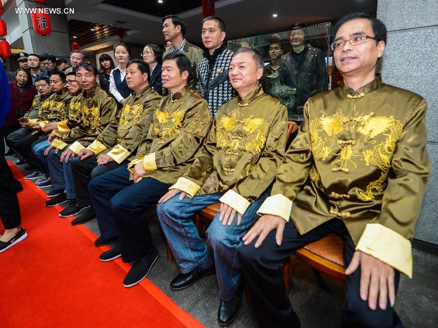 Ceremony for yellow rice wine winter brewing season held in E China's Shaoxing