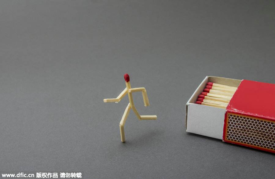 Charming art made from everyday objects